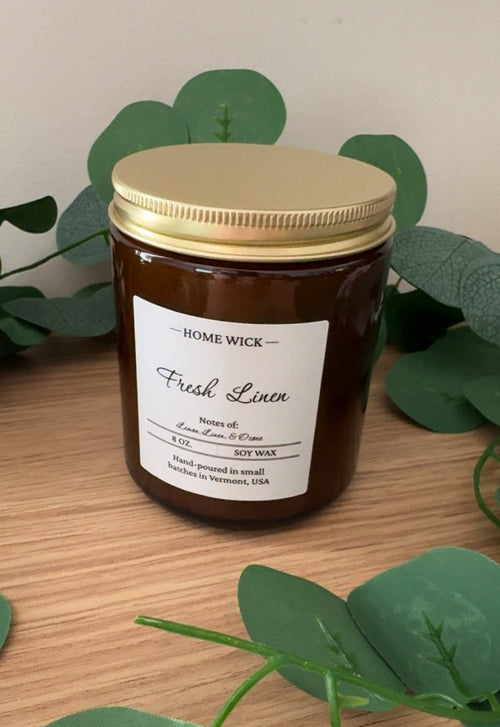 Fresh Linen Candle- 8oz